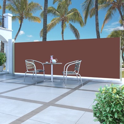 Retractable Side Awning  /Brown