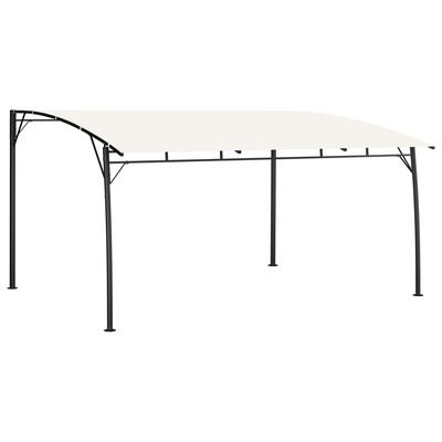 Garden Sunshade Awning 4x3x2.25 m Cream