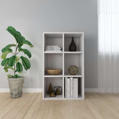 Book Cabinet/Sideboard High Gloss White- Chipboard