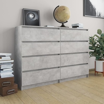 Sideboard Concrete Grey Chipboard