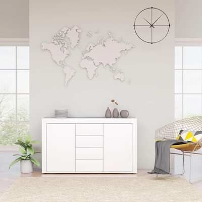 Sideboard White  Engineered Wood