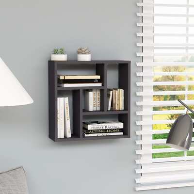 Wall Shelf Grey 45.1x16x45.1 cm Chipboard