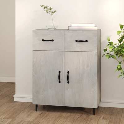 Sideboard Concrete Grey Engineered Wood