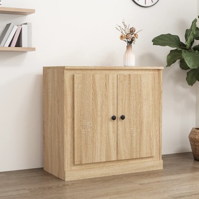 Sleek and Functional Sideboard in Sonoma Oak Engineered Wood