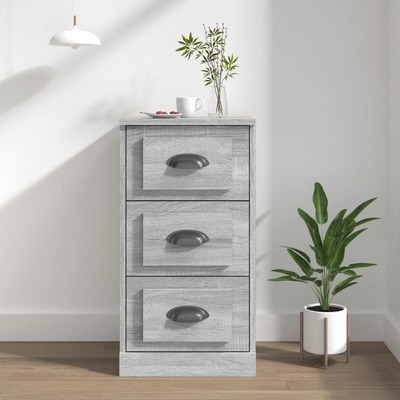 Modern Minimalism:Grey Sonoma Engineered Wood Sideboards