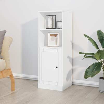 Engineered Wood Highboard: A Stylish Storage Solution in White