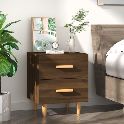 Bed Cabinet Brown Oak