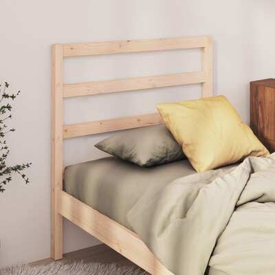 Modern Bed Headboard Solid Wood Pine