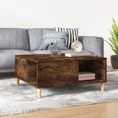 Harmony Haven: Contemporary Smoked Oak Coffee Table