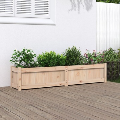 Garden Planter Solid Wood Pine