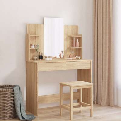 Stylish Dressing Table with Mirror Makeup Table Vanity Table Vanity Desk