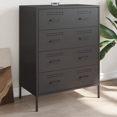 Sleek Sideboard Black Steel: Modern Elegance for Your Home