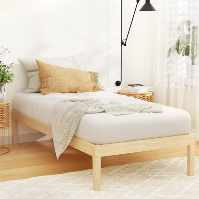 Single Size Wooden Bed Frame - Pine BRUNO