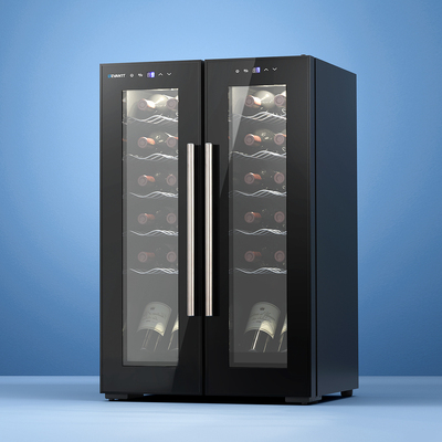 Wine Cooler Fridge Dual Zone 24 Bottles