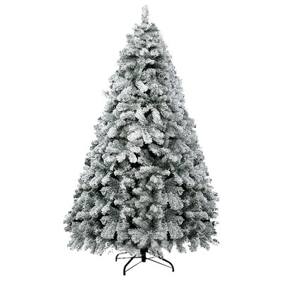 Jingle Jollys Snowy Christmas Tree 2.4M 8FT Xmas Decorations