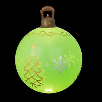 Christmas Inflatable Ball Led 60cm Tree Decoration Bauble Green