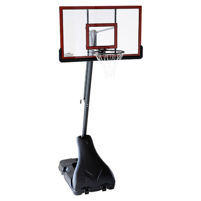 Portable Basketball Ring Stand System w/ Adjustable Height & Ball Holder