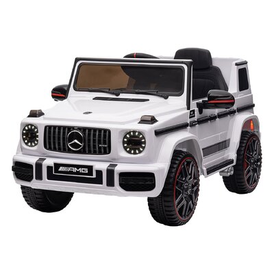 AMG G63 Licensed Kids Ride On Car Remote Control - White