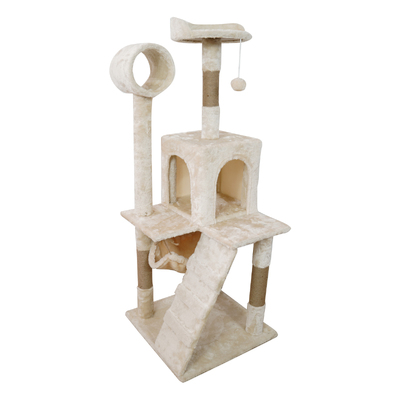 135cm Cat Tree Scratching Post - Beige