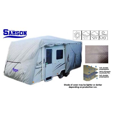 Heavy Duty Caravan Cover Uv & Rain Size 18-20Ft (Waterproof & Adjustable)