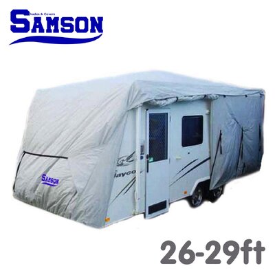 Heavy Duty Caravan Cover Uv & Rain Size 26-29Ft (Waterproof & Adjustable)