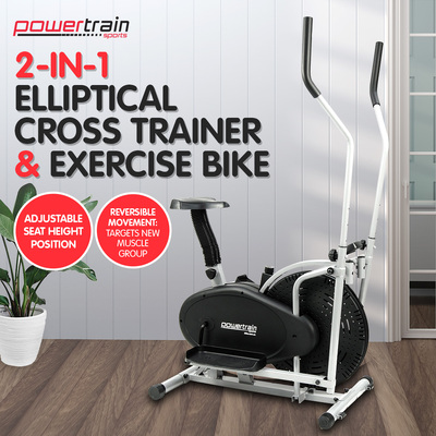 ELLIPTICAL CROSS TRAINER EXERCISE BIKE MACHINE HOME GYM BICYCLE