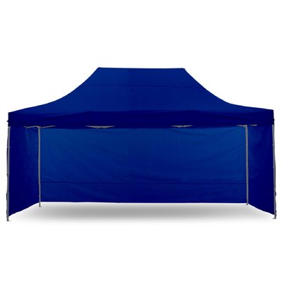 Gazebo Tent Marquee 3x4.5m PopUp Outdoor Blue