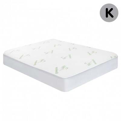 Fitted Bamboo Mattress Protector Underlay King Size