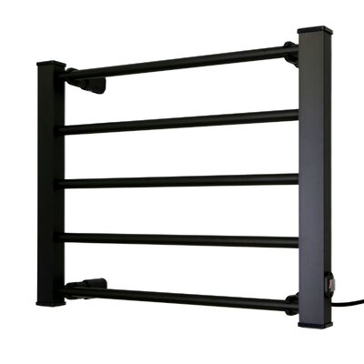 Heated Electric Towel Bathroom Rack Ev-90- Black