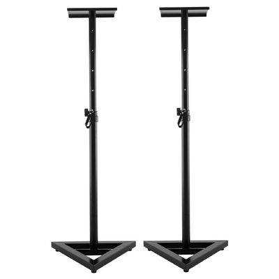 Adjustable Floor Speaker Stand Surround Sound - Black